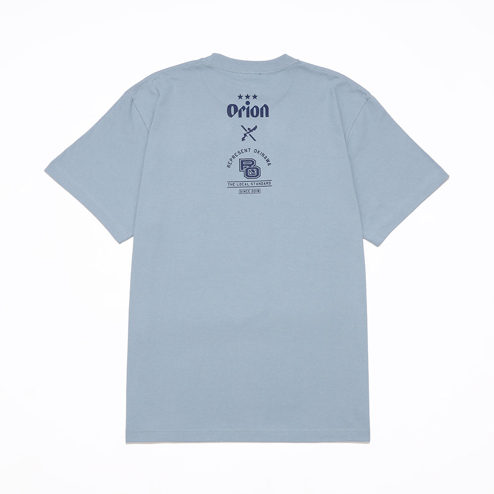 ZAMAMI WHALE Tシャツ 【ORION×REPRESENT OKINAWA】（カラー：アシッドブルー）