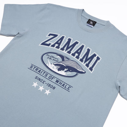 ZAMAMI WHALE Tシャツ 【ORION×REPRESENT OKINAWA】（カラー：アシッドブルー）