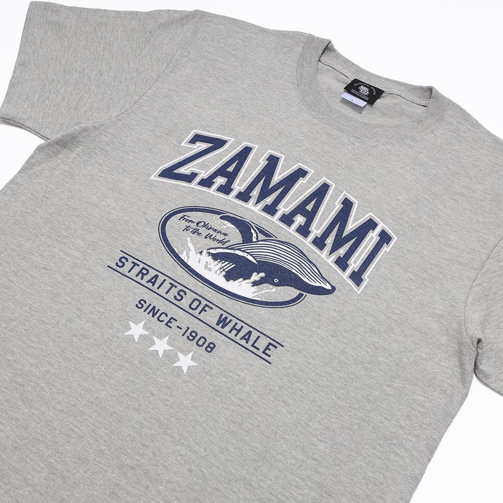 ZAMAMI WHALE Tシャツ 【ORION×REPRESENT OKINAWA】（カラー：グレー）