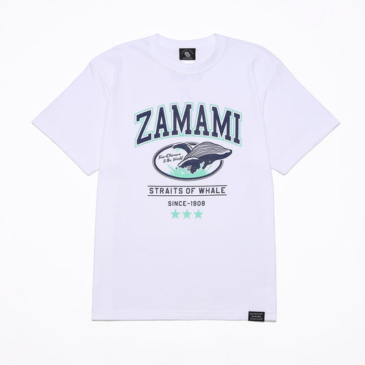 ZAMAMI WHALE Tシャツ 【ORION×REPRESENT OKINAWA】(カラー:ホワイト)