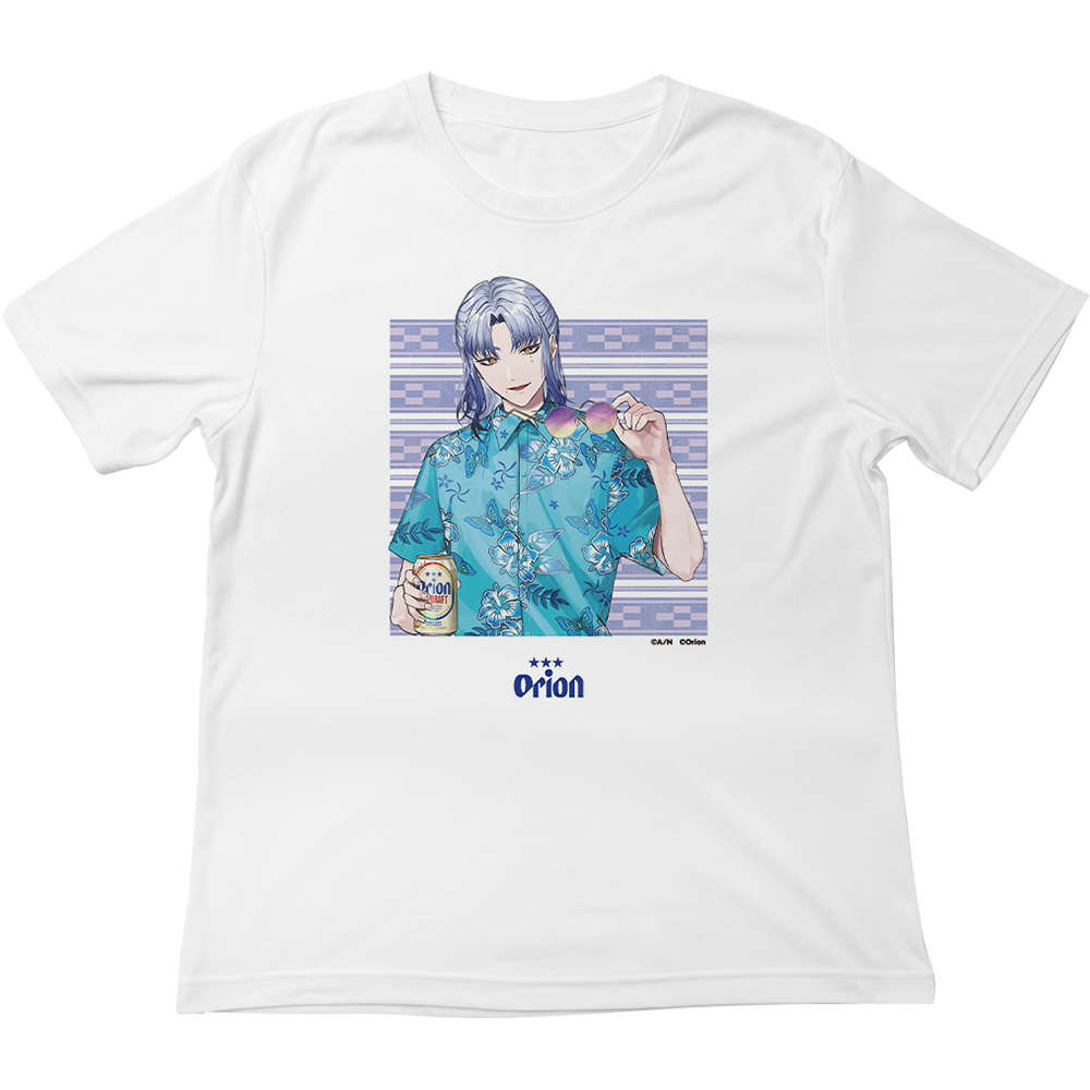 【にじさんじ×オリオンビール】ミラン・ケストレルと乾杯（カリー）Tシャツ（ノベルティグッズキャンペーン対象商品）