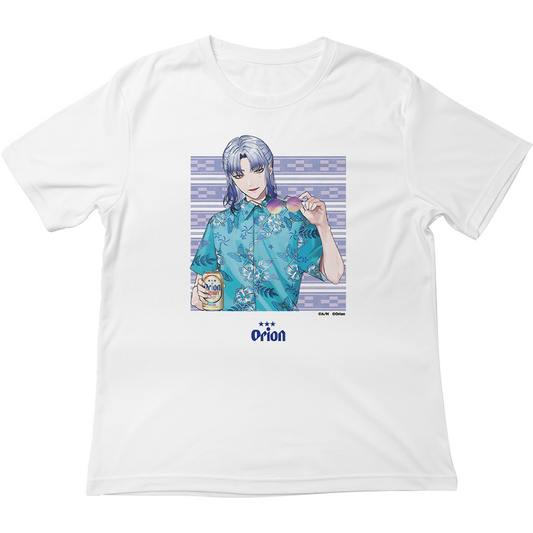 【にじさんじ×オリオンビール】ミラン・ケストレルと乾杯（カリー）Tシャツ（ノベルティグッズキャンペーン対象商品）