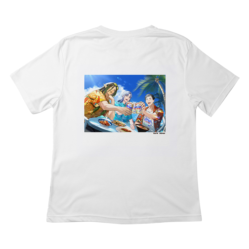【にじさんじ×オリオンビール】みんな集合で乾杯（カリー）Tシャツ（ノベルティグッズキャンペーン対象商品）