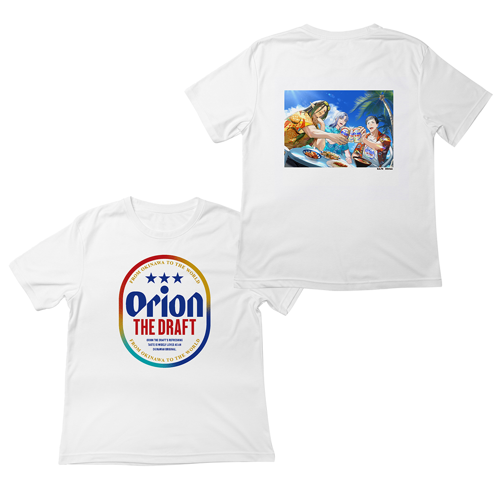【にじさんじ×オリオンビール】限定ノベルティ＆「オリオン ザ・ドラフト」６缶パック付き！コラボセット（全員集合デザインT入り）