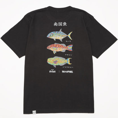 南国魚Tシャツ 【ORION×NAVY APPAREL】（カラー：スミクロ）