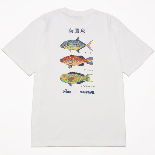 南国魚Tシャツ 【ORION×NAVY APPAREL】（カラー：ホワイト）　