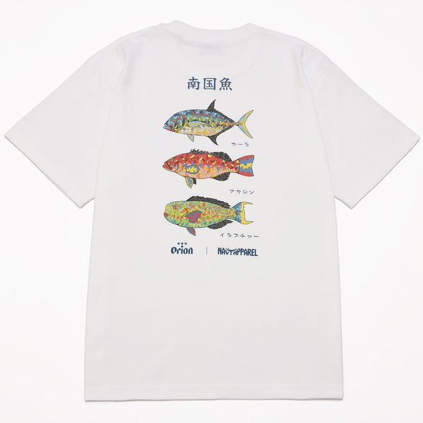 @navy apparel オリオンビール　コラボ魚Tシャツ XL 新品未使用 南国魚Tシャツ 【ORION×NAVY APPAREL】（カラー：スミクロ