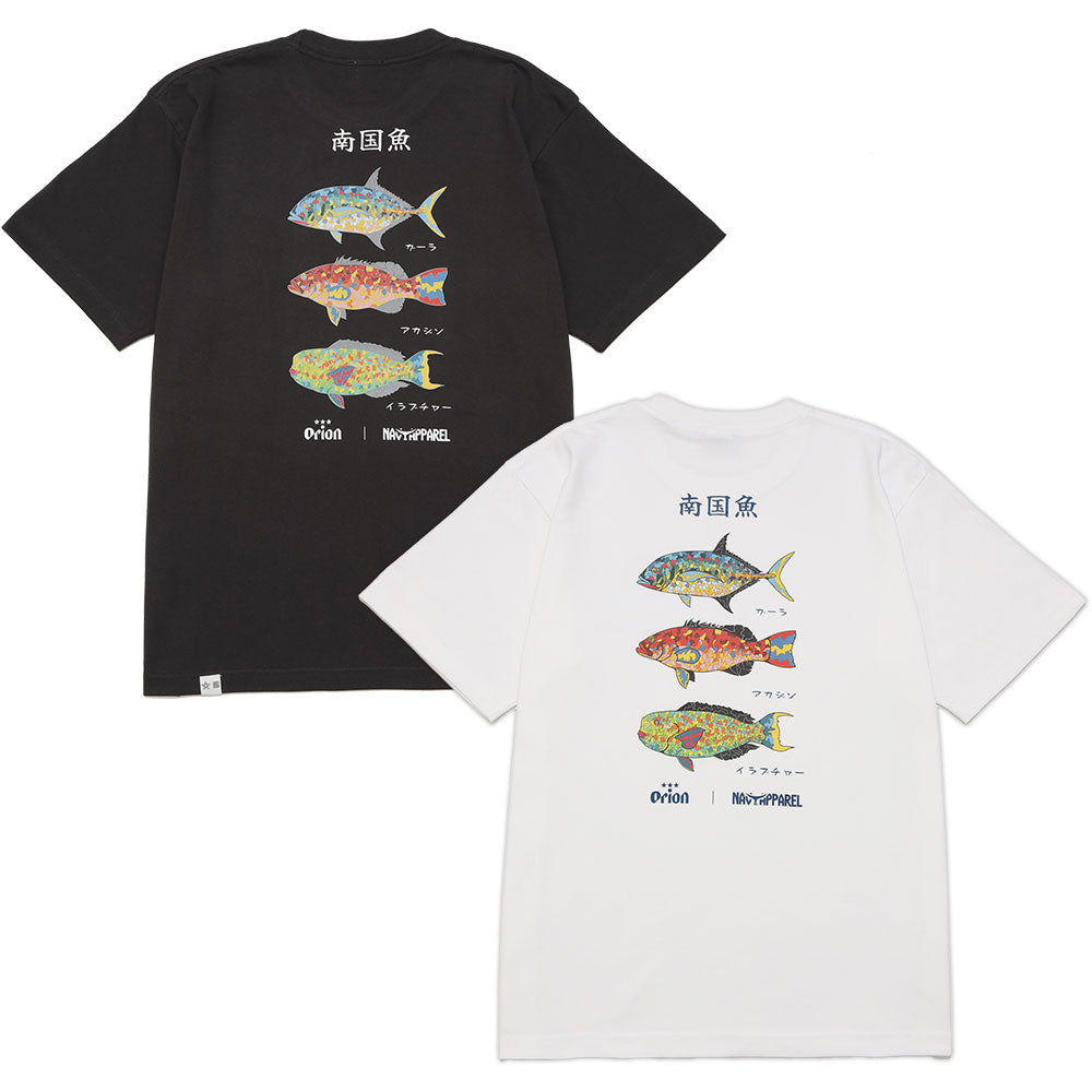 南国魚Tシャツ 【ORION×NAVY APPAREL】（カラー：ホワイト）　