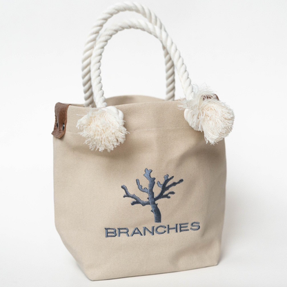 BRANCHES×オリオンコラボ　珊瑚刺繍入りトートバッグ