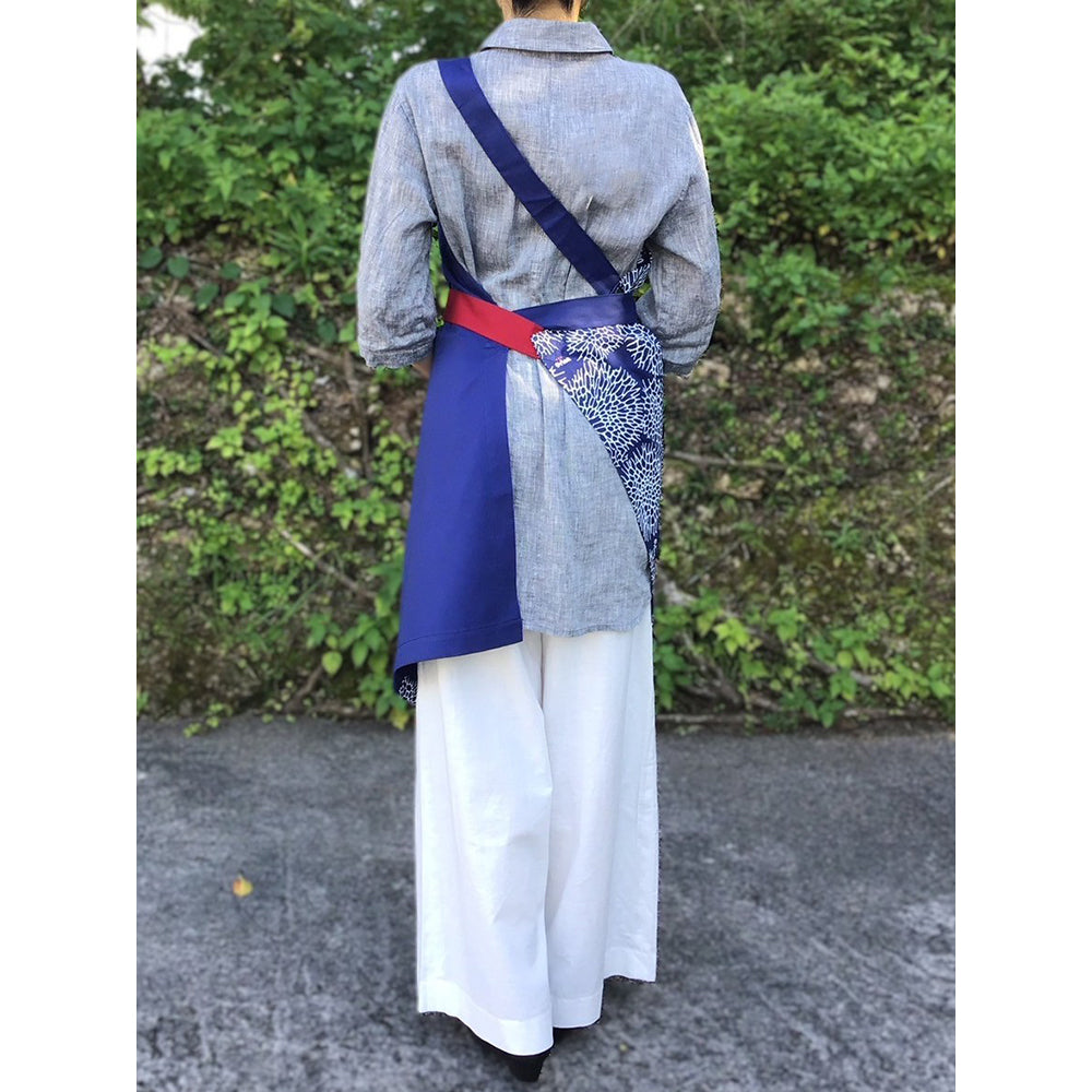 首里琉染×オリオンコラボ　ワンショルダーエプロン