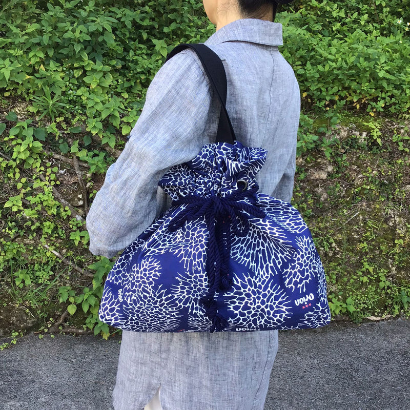 首里琉染×オリオンコラボ　巾着バッグ