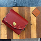 オリジナルレザーウォレット（カラー：ワイン）