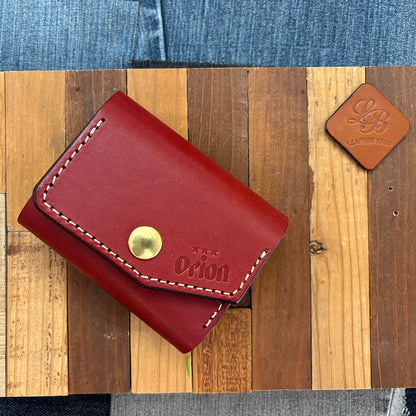 オリジナルレザーウォレット（カラー：ワイン）