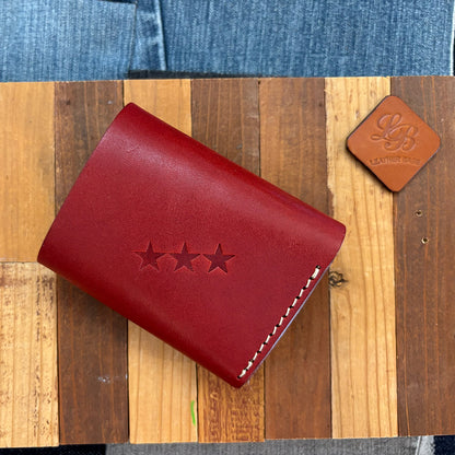 オリジナルレザーウォレット（カラー：ワイン）