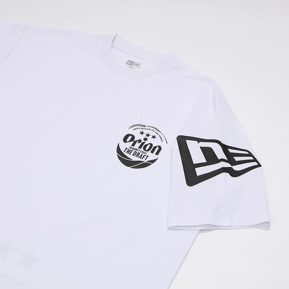 【水陸両用】NEW ERA® ORION OD SS Oversize Utility Tee　カラー：WHITE