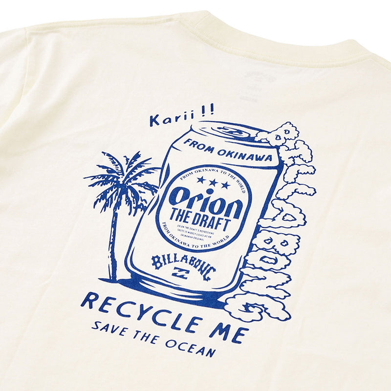 【BILLABONG × ORION】Tシャツ RECYCLE ME （カラー：BLACK）