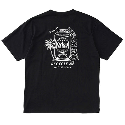 【BILLABONG × ORION】Tシャツ RECYCLE ME （カラー：BLACK）