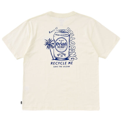 【BILLABONG × ORION】Tシャツ RECYCLE ME （カラー：CREAM）