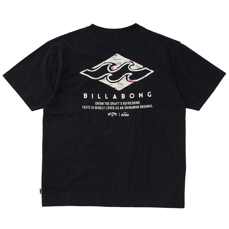 【BILLABONG × ORION】Tシャツ DIAMOND WAVE （カラー：BLACK）