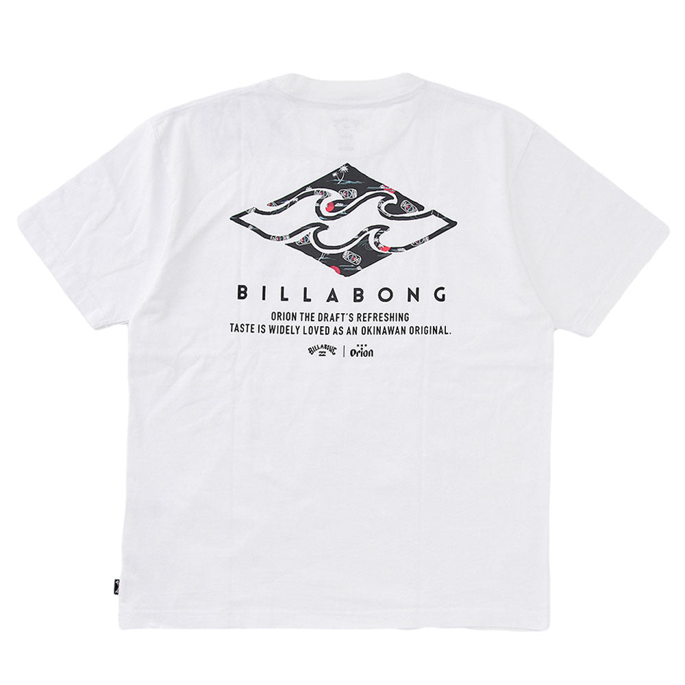【BILLABONG × ORION】Tシャツ DIAMOND WAVE （カラー：WHITE）
