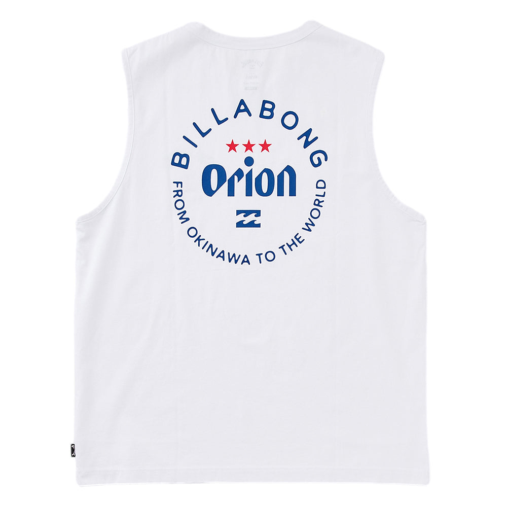 【BILLABONG × ORION】ORION THE DRAFT TANK BILLABONG × ORION】タンクトップ ORION LOGO （ホワイト