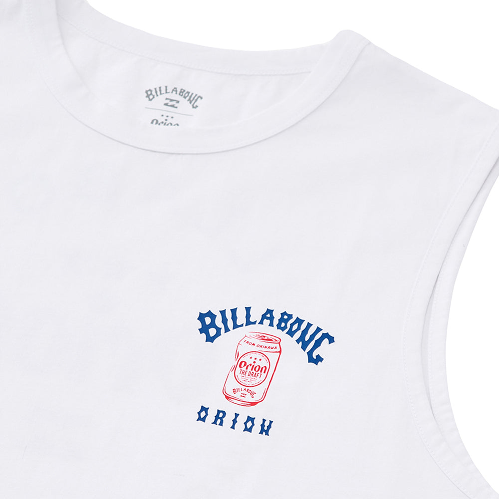 【BILLABONG × ORION】タンクトップ ORION LOGO （カラー：WHITE）