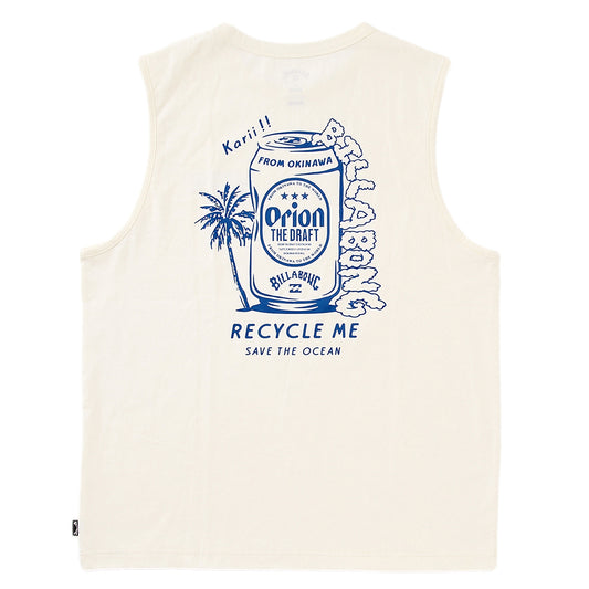 【BILLABONG × ORION】タンクトップ RECYCLE ME （カラー：CREAM）