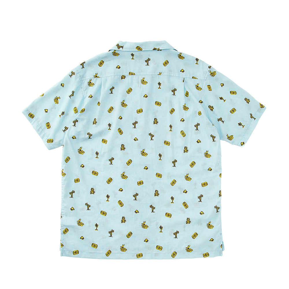 【BILLABONG × ORION】総柄シャツ （カラー：SKY BLUE）