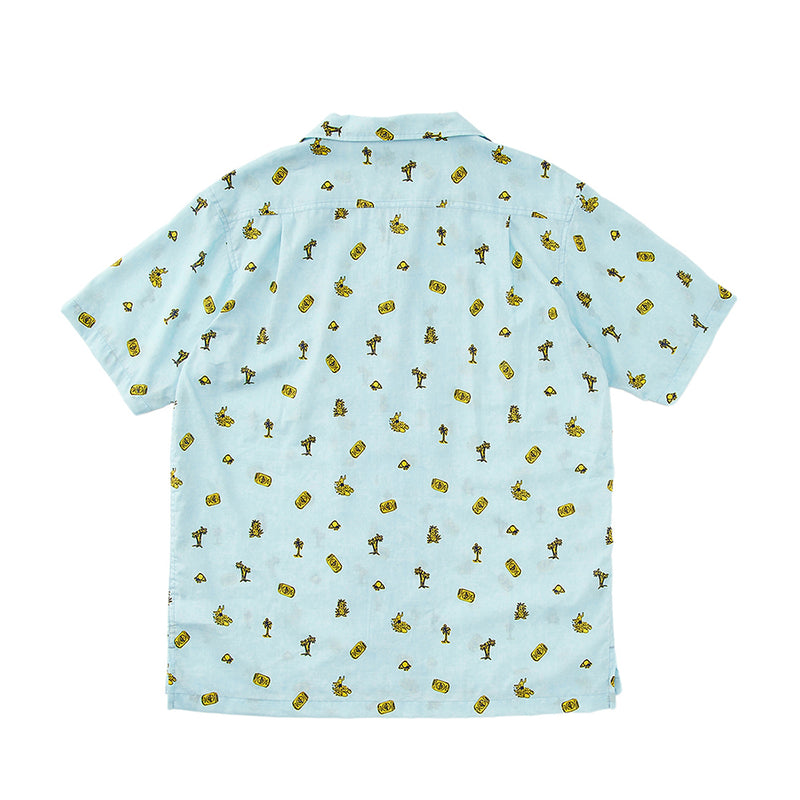 【BILLABONG × ORION】総柄シャツ （カラー：SKY BLUE）