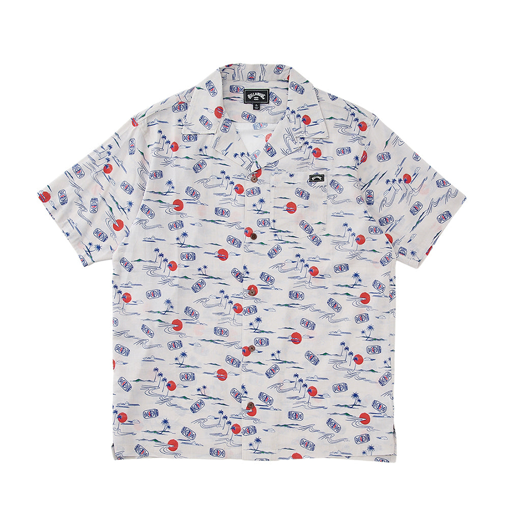 【BILLABONG × ORION】総柄シャツ （カラー：SAND）