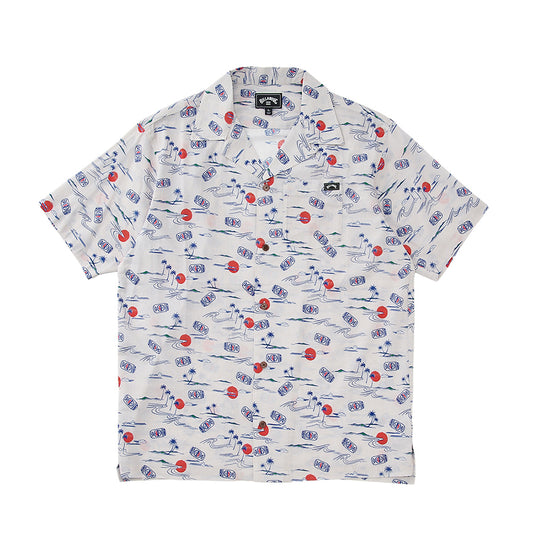 【BILLABONG × ORION】総柄シャツ （カラー：SAND）