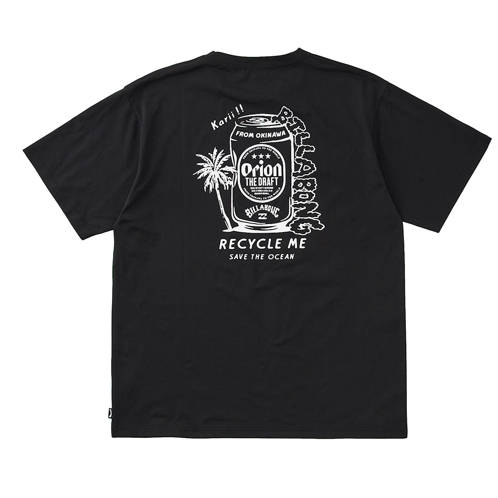 【BILLABONG × ORION】水陸両用SURF FLEX Tシャツ RECYCLE ME （カラー：BLACK）