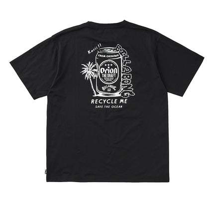 【BILLABONG × ORION】水陸両用SURF FLEX Tシャツ RECYCLE ME （カラー：BLACK）