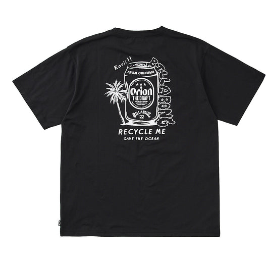 【BILLABONG × ORION】水陸両用SURF FLEX Tシャツ RECYCLE ME （カラー：BLACK）