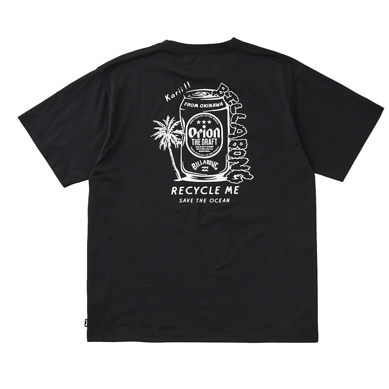 【BILLABONG × ORION】水陸両用SURF FLEX Tシャツ RECYCLE ME （カラー：BLACK）