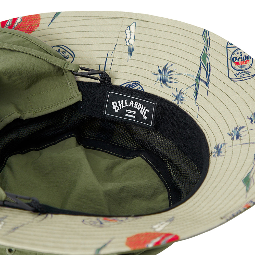 BILLABONG × ORION】【BILLABONG × ORION】水陸両用ハット オリーブ