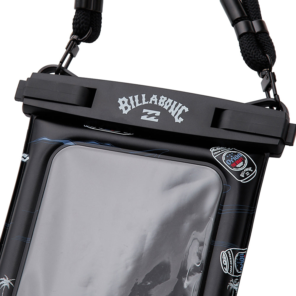 【BILLABONG × ORION】防水スマホケース（カラー：BLACK）