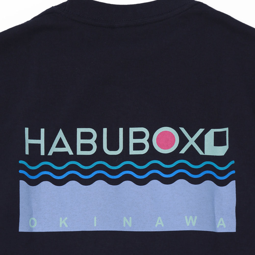 ORION×HABUBOX】Tシャツ -Eyes on me- ネイビー ハブボックス コラボ