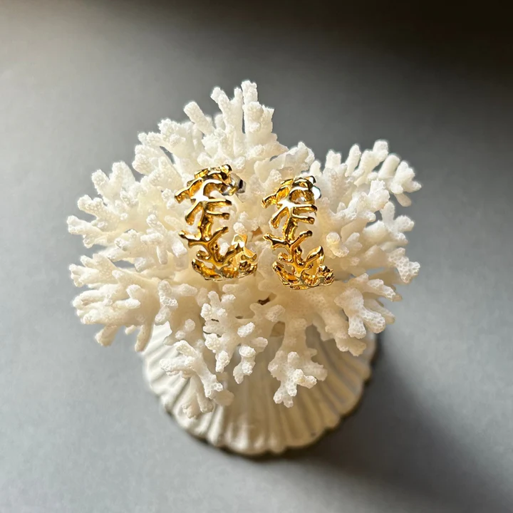 BRANCHES フープピアス・ゴールド