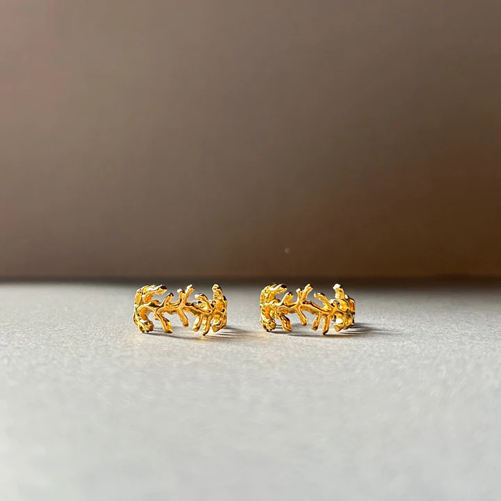 BRANCHES フープピアス・ゴールド