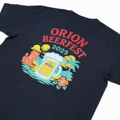オリオンビアフェスト2025限定Tシャツ(カラー:ネイビー オリオンビアフェスト2025限定Tシャツ(カラー:ネイビー