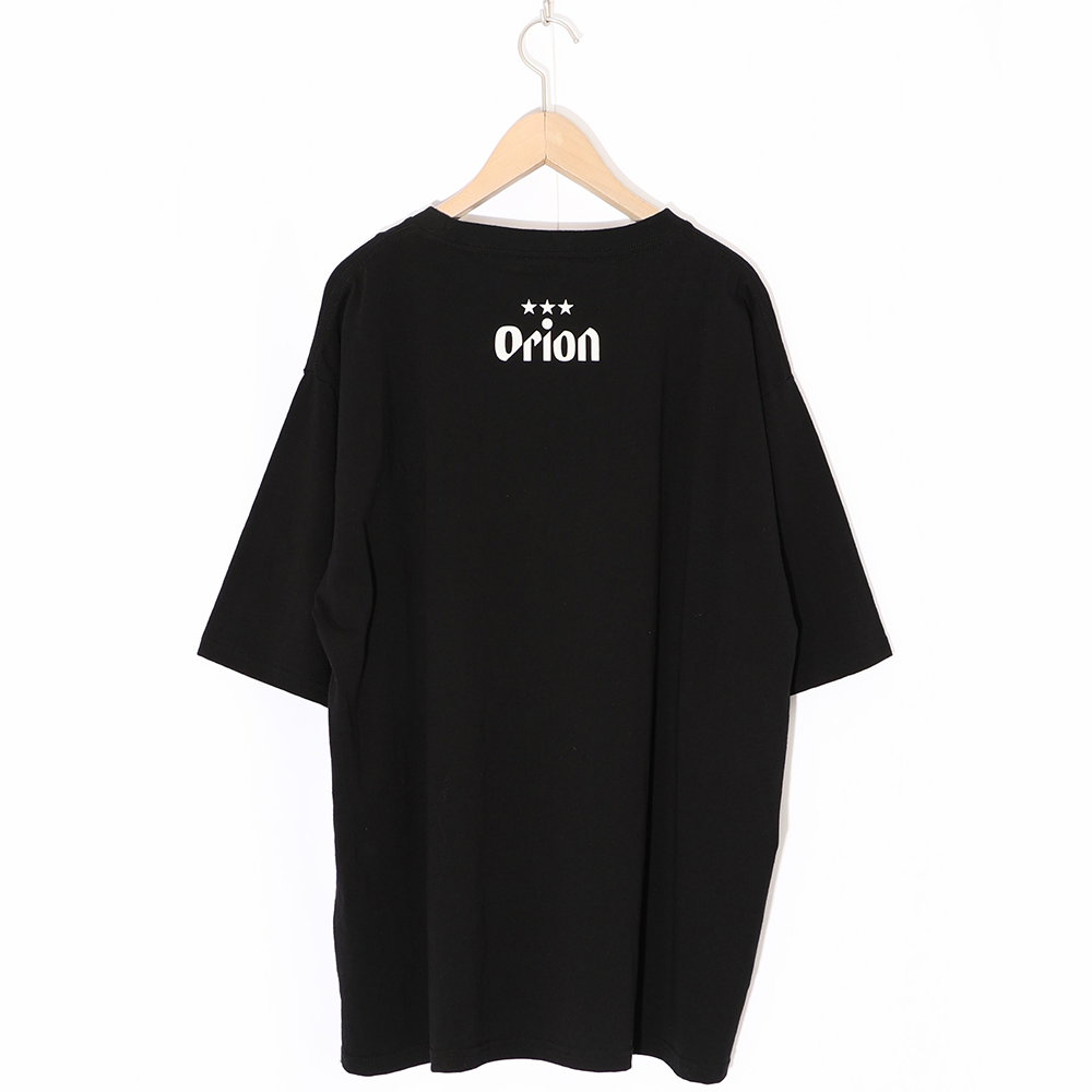 ORION×ScoLar トロピカル柄Tシャツ(ブラック）