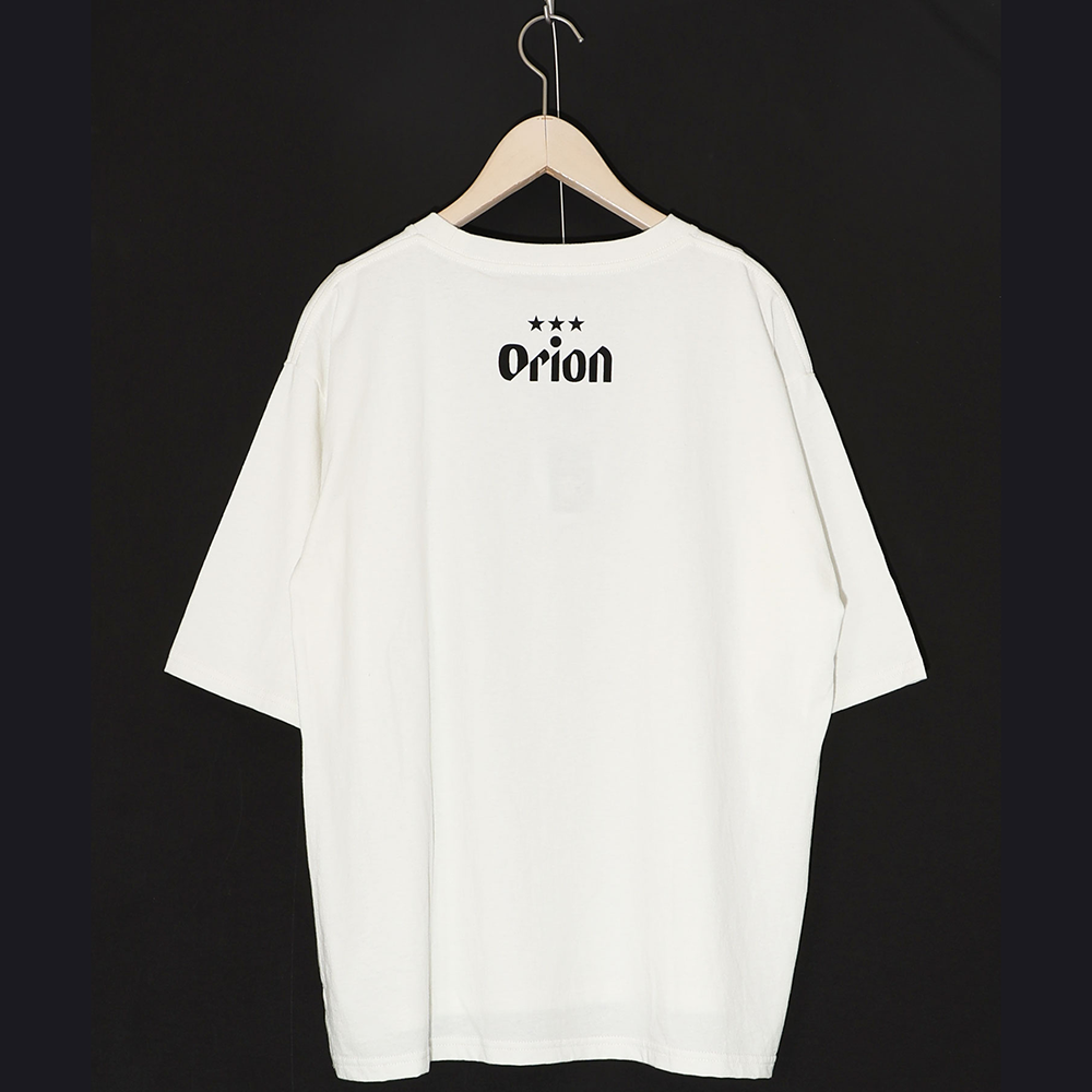 ORION×ScoLar トロピカル柄Tシャツ(オフホワイト）