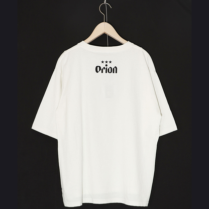 ORION×ScoLar トロピカル柄Tシャツ(オフホワイト）