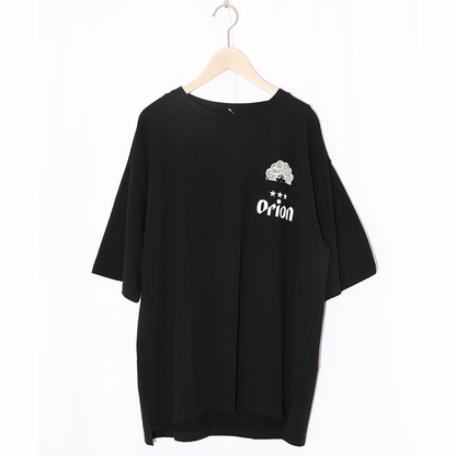 ORION×ScoLar ビアーパラダイス柄Tシャツ（ブラック）