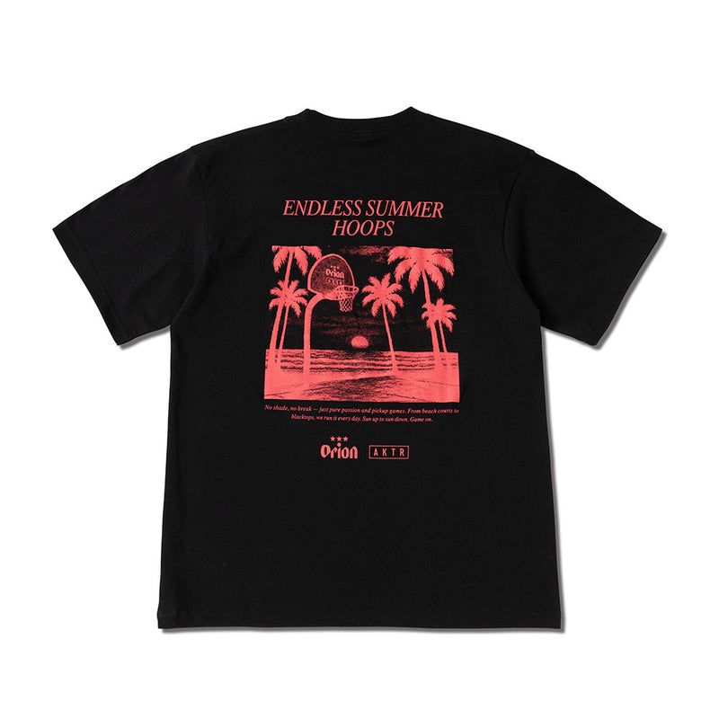 【ORION×AKTR】S/S COTTON TEE (BLACK)