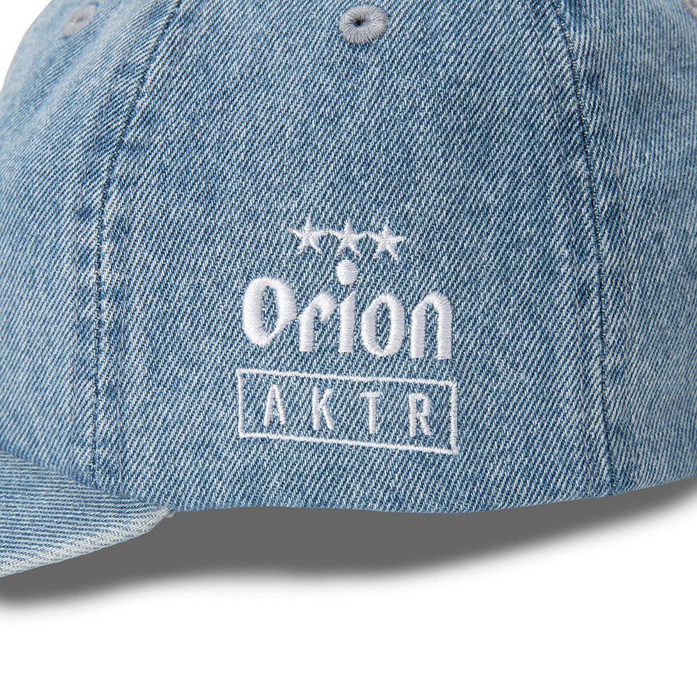  　原宿オープン限定　CAP 青　TOKYO ORION×AKTR】S/S DENIM CAP デニムキャップ 帽子 オリオン