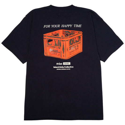 Beer Case Tee 【ORION ×Big Knot】（カラー：ネイビー）