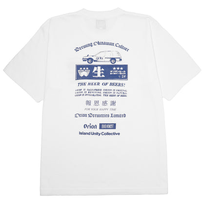 Classic Beer Tee 【ORION ×Big Knot】（カラー：ホワイト）