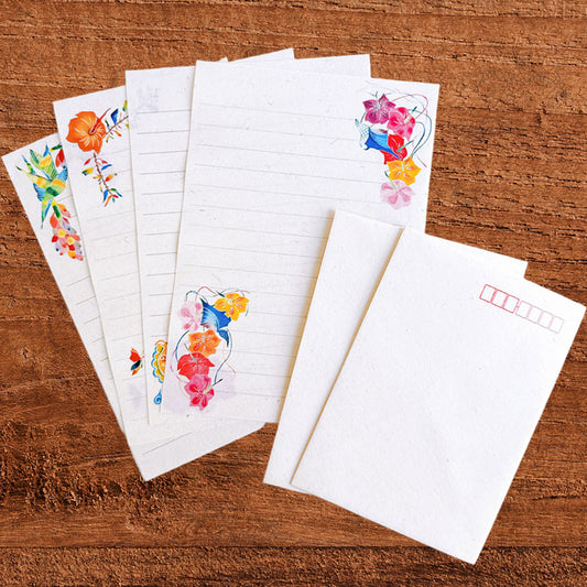 デイゴデザイン 月桃紙紅型レターセット